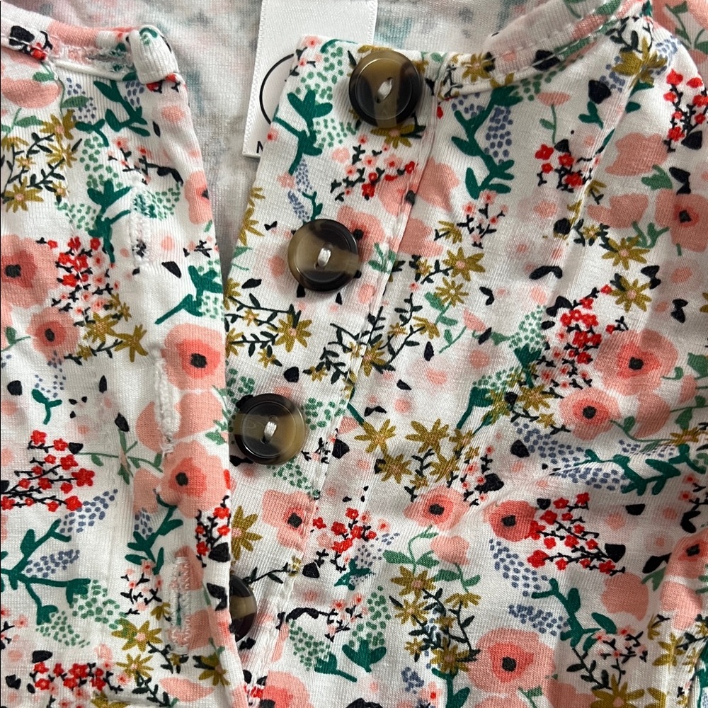 Lou Lou & Company Floral Newborn One Piece Romper - Picture 5 of 6